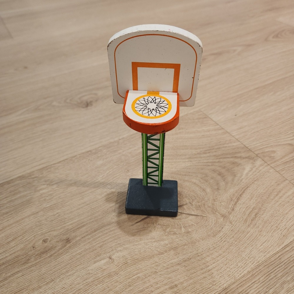 Vintage Style Miniature Wooden Basketball Hoop replacement Toy‎ Accessory
